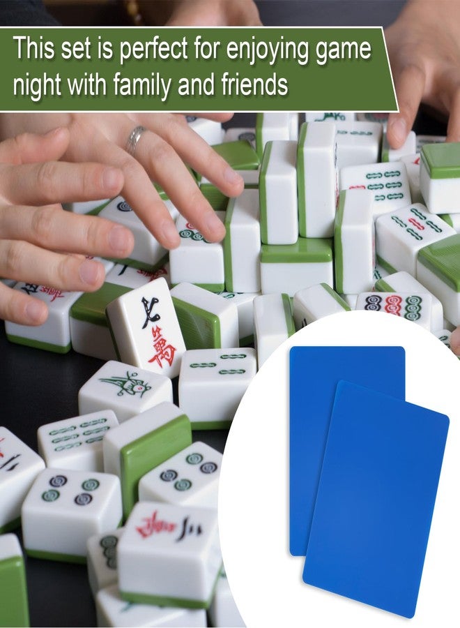 PEUTIER 4pcs Mahjong Tile Mixer Shuffler, Premium Plastic Mahjong Tile Mixer Mahjong Tile Shuffler Easy to Carry Mahjong Accessories for Mahjong Enthusiasts(Blue) - Image 5